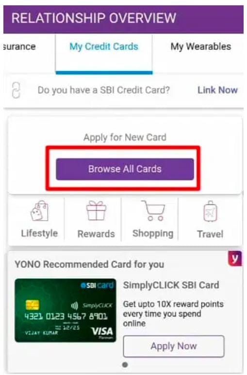 SBI Cradit Card Apply Online